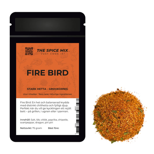 Fire Bird Kryddblandning – Het Kycklingkrydda för Grill, BBQ & Marinader